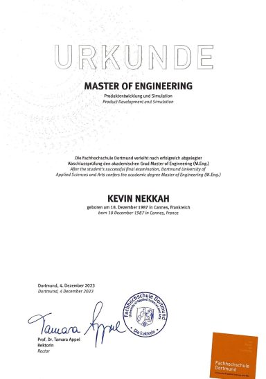 Masterurkunde