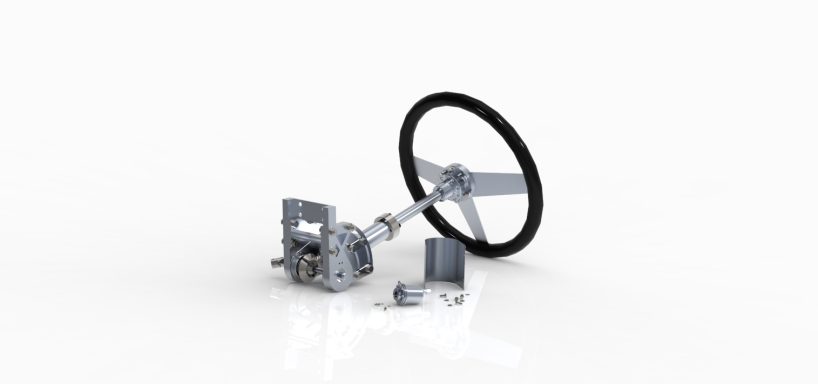 Aufbau der mechanischen Lenksäule